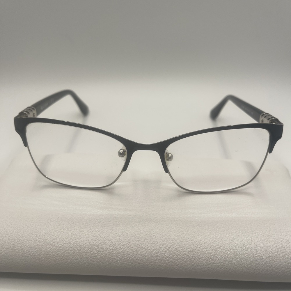 Vogue Eyeglasses Frame Vo 4050 352 Womens Black Metal Cat Eye 51-17-135mm #434